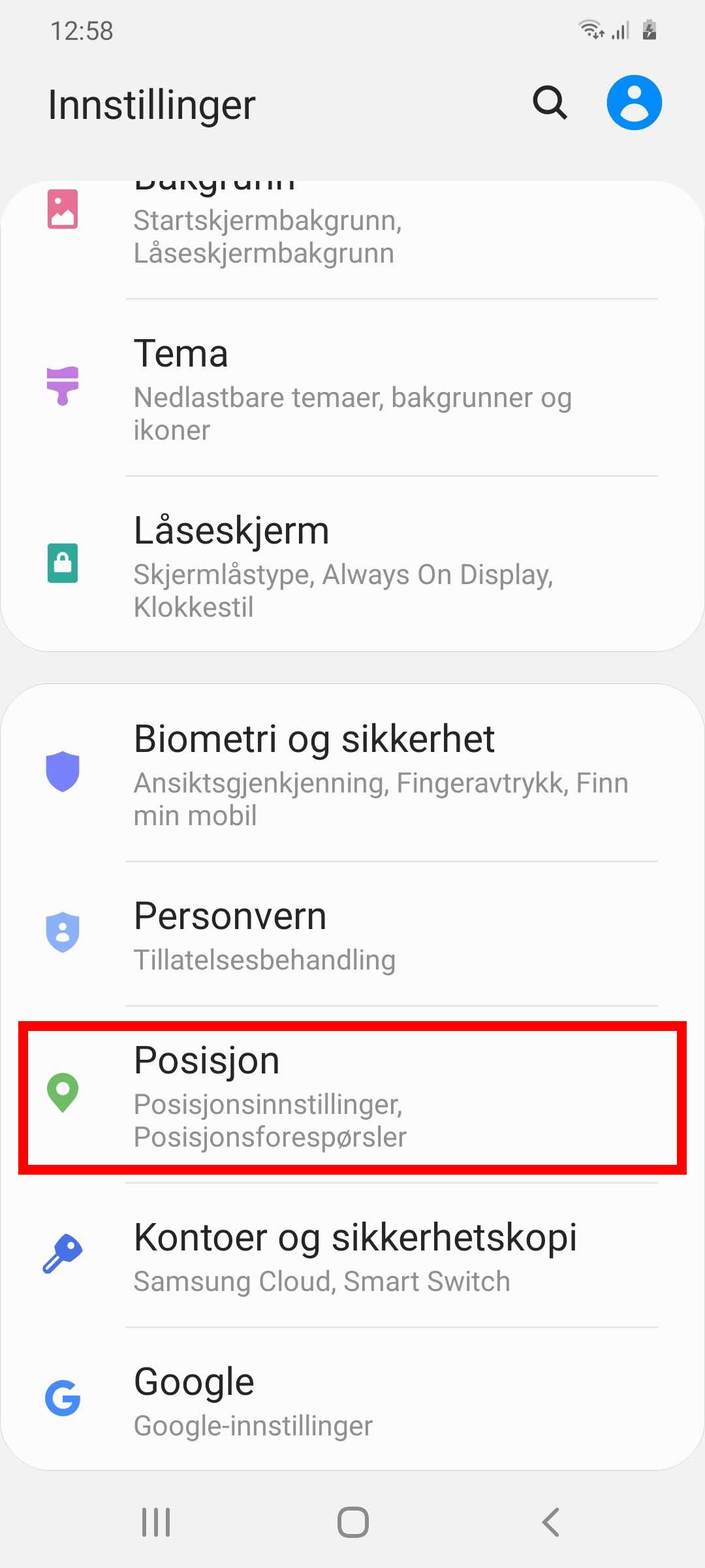 Posisjonsdata