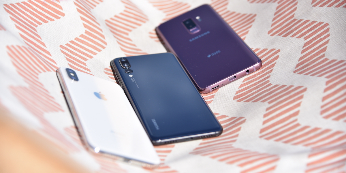 iPhone X, Huawei P20 Pro og Samsung Galaxy S9+ har noen av de beste mobilkameraene på markedet.